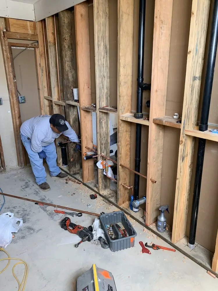 Commercial rough-in plumbing for Commercial Plumbing in Harris Ranch